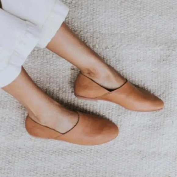 St. Agni Shoes - St. Agni George Glove Shoe - Tan Leather